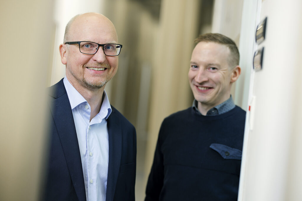 Mika Hakosalo, Jakobstad City Development Director and Tomas Knuts, Circular Economy Expert at Jakobstad Region Development Company Concordia.