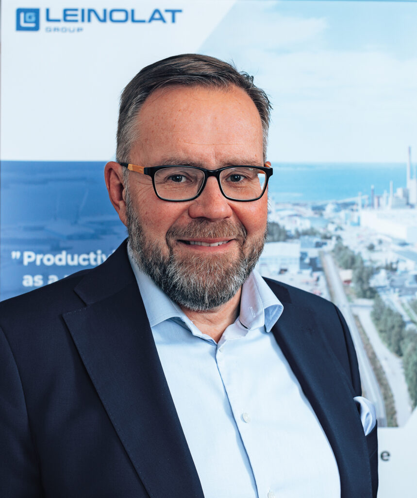 Lars-Erik Schöring, CEO of the Leinolat Group. 