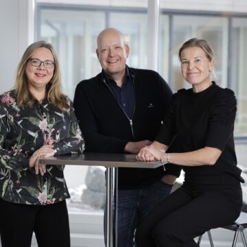 Tina Ademola, Jan-Henrik Svensson, and Monica Kruger.
