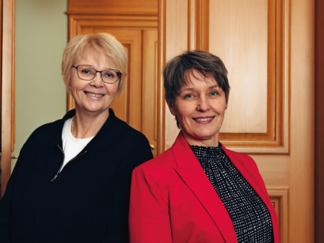 Angelique Irjala and Mila Segervall.