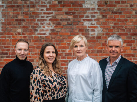 Tomas Knuts, Sara Libäck-Sandin, Elli Flén, and Lars Losvik.