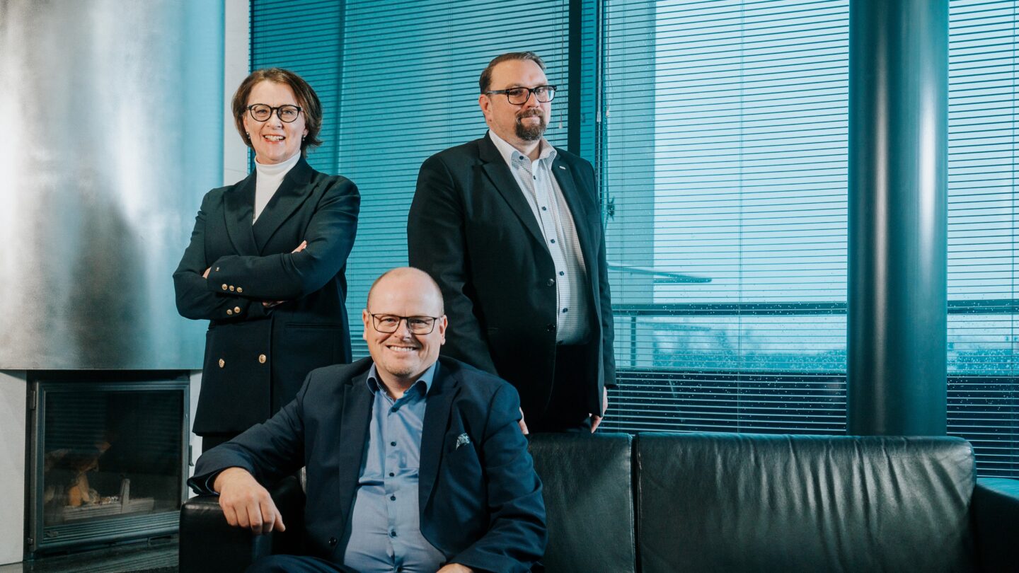 Stefan Råback, Mika Konu, and Ulla Mäki-Lohiluoma.