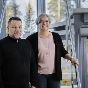 Nina Karls-Nygård and Reijo Liimatainen.